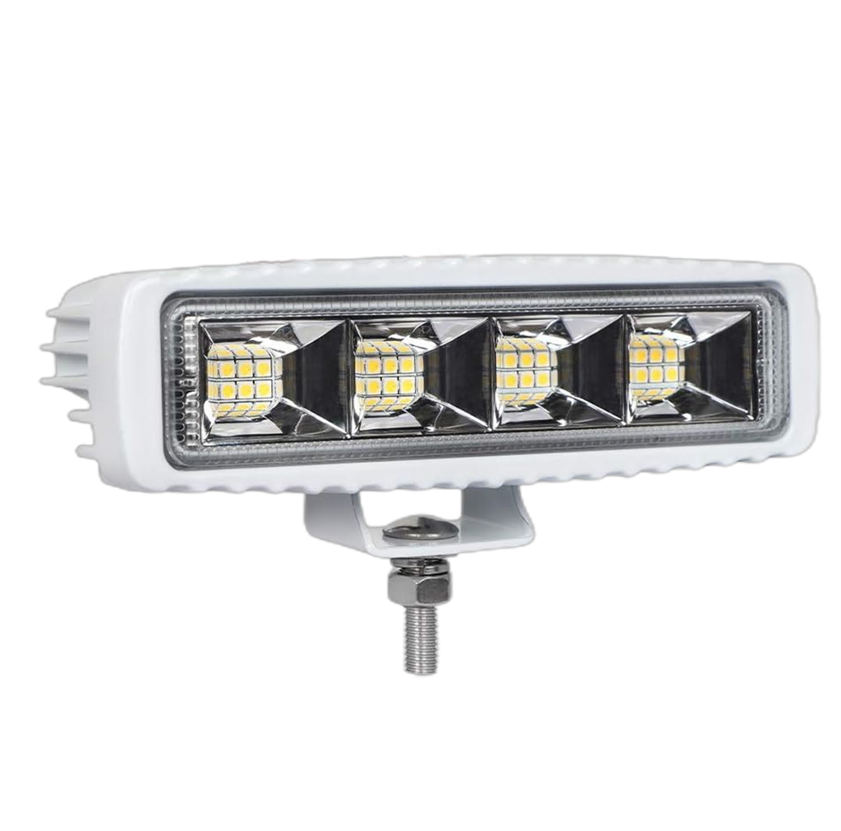 6.3inch Exzeit Waterproof Led Marine Boat Lights, 36W Deck/Dock Marine Lights 4000LMS 120°Flood Light,  12/24 V Led Light Bar