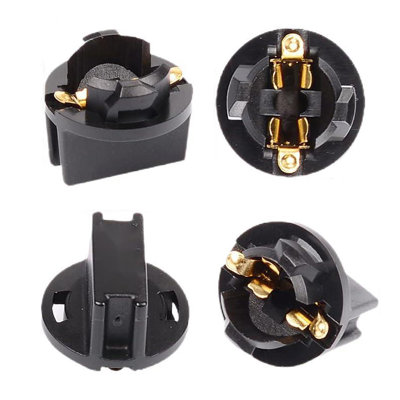 T10 Light Bulb Twist Lock Socket W5W 168 194 Wedge Instrument Panel Dash Light Gauge Cluster Bulbs Base Sockets Extension Parts