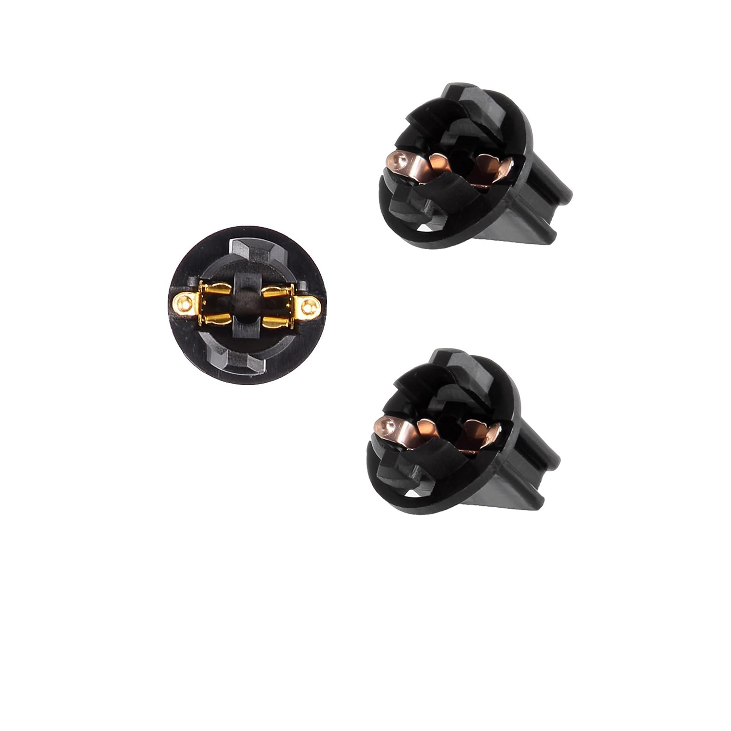 T10 Light Bulb Twist Lock Socket W5W 168 194 Wedge Instrument Panel Dash Light Gauge Cluster Bulbs Base Sockets Extension Parts