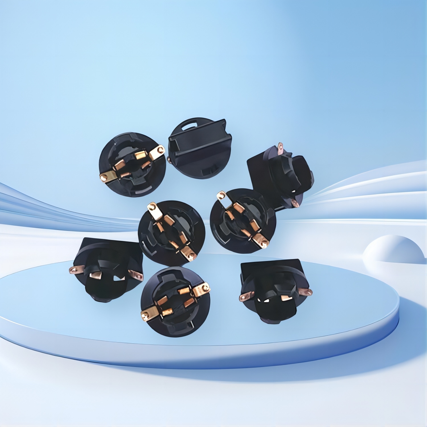 T10 Light Bulb Twist Lock Socket W5W 168 194 Wedge Instrument Panel Dash Light Gauge Cluster Bulbs Base Sockets Extension Parts