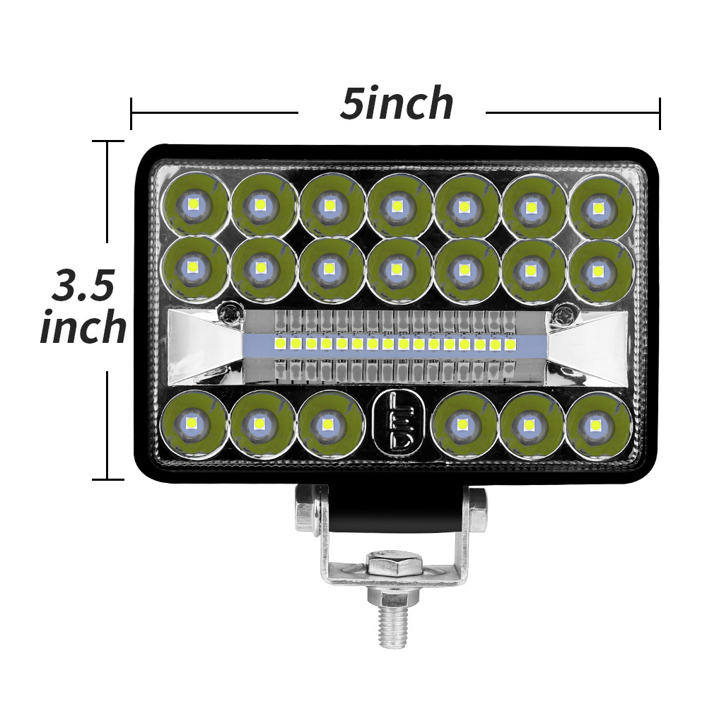 4 Inch 108W 36 led square work light for Automobiles, Motorcycles, Off-Road Vehicles, Trucks, Forklifts, ATVs, Construction Vehicles, Boats