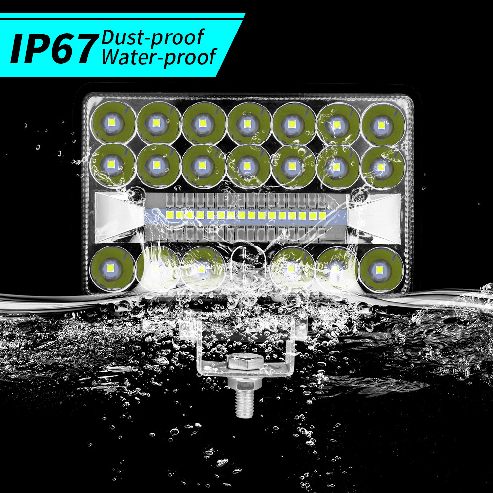 4 Inch 108W 36 led square work light for Automobiles, Motorcycles, Off-Road Vehicles, Trucks, Forklifts, ATVs, Construction Vehicles, Boats