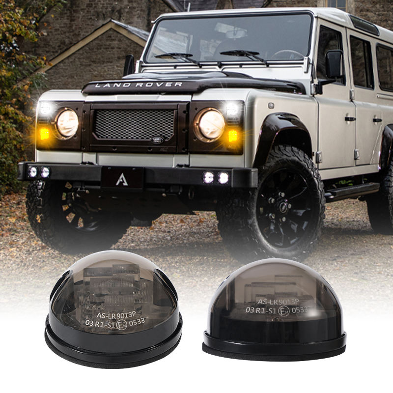 12-24V 25W LED Indicator Light Kit Set for Land Rover Defender Rear Running & Parking Signal Headlamp DRL Type